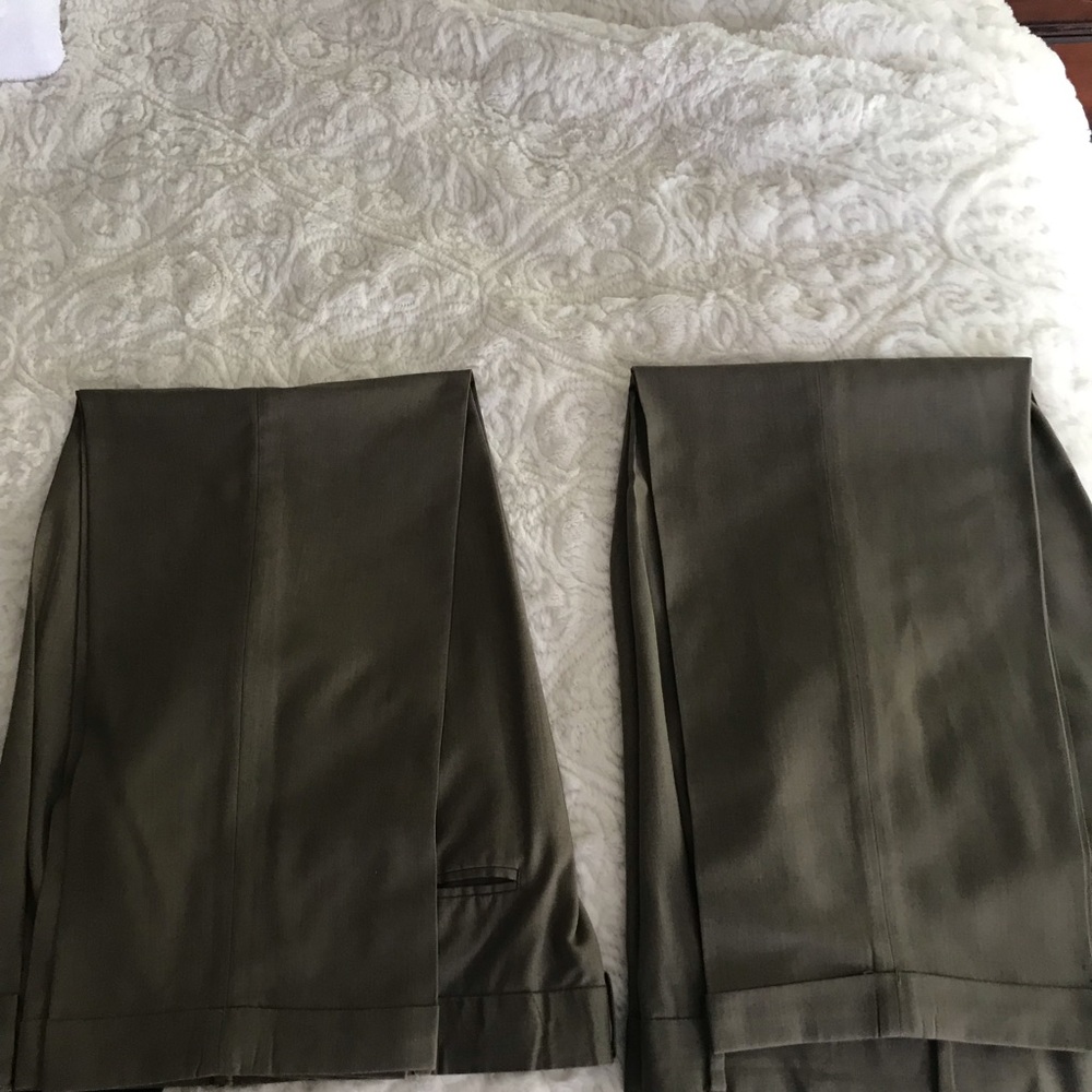Stafford 2 for 1 Pants Pleated Classic Fit cuffs